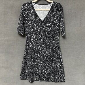 Title Nine Dress Small Black White Stretch Comfort Outdoor‎ Tunic Classic